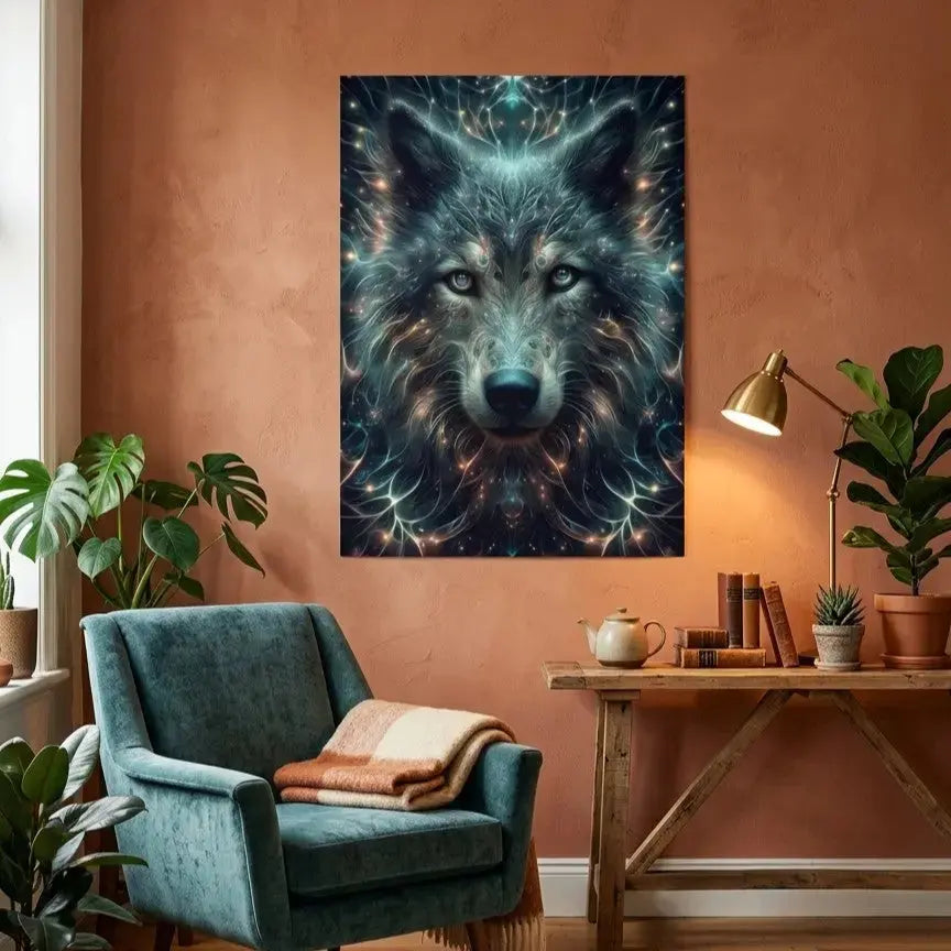 Art mural loup : signification et décoration puissante - SEVEIA SEVEIA