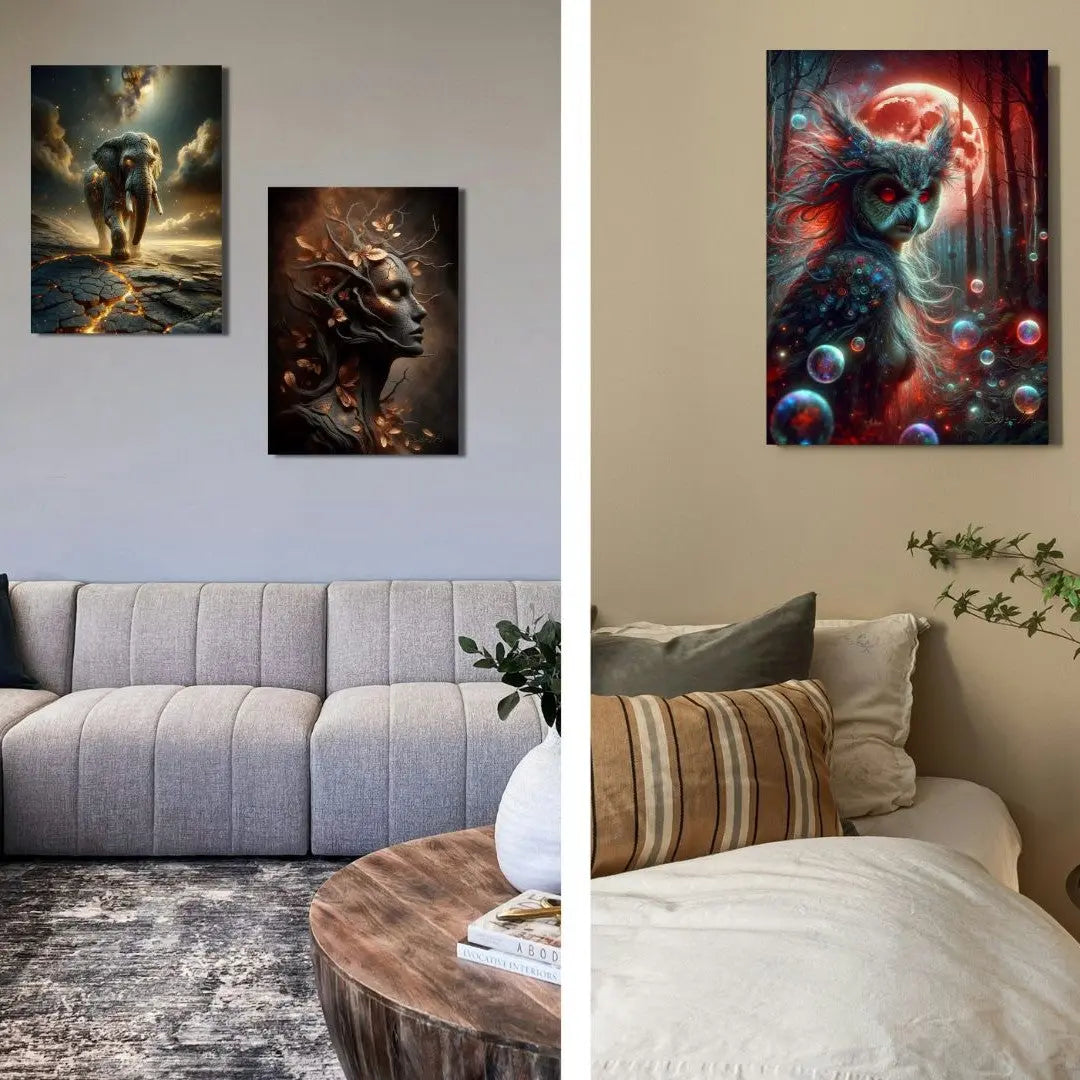 Les posters les plus choisis par les visiteurs de la boutique d'art symbolique contemporain SEVEIA.
